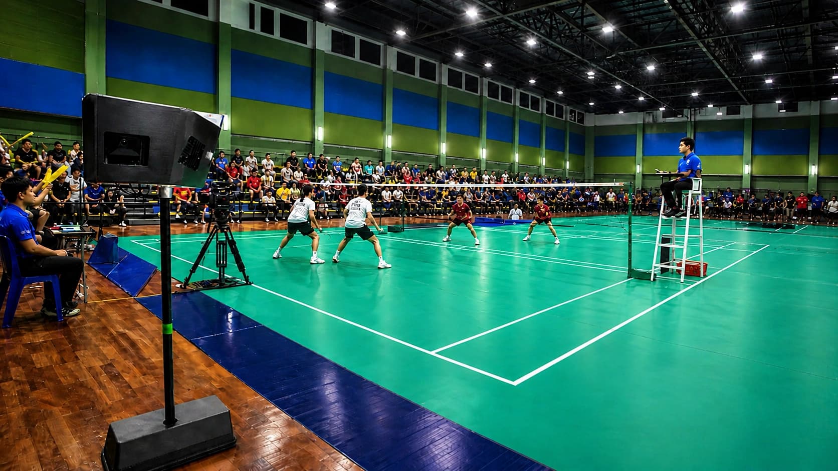 Revealtek's integrated technology suite for badminton tournaments